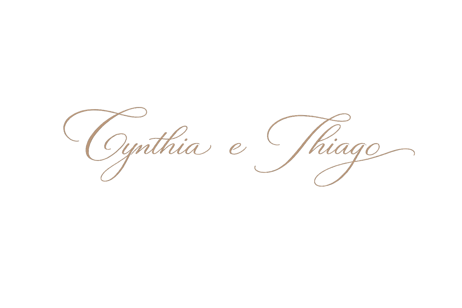 Cynthia e Thiago